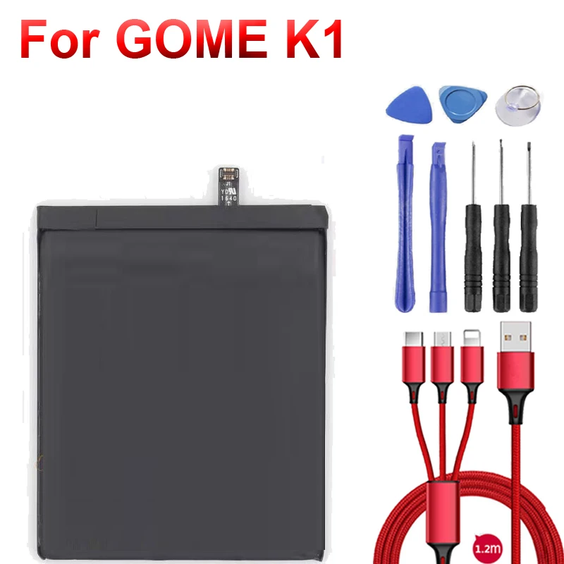 Сменный аккумулятор для GOME K1 2016G68A 3500 мАч/13 475wh GM01A встроенный литий ионный + USB