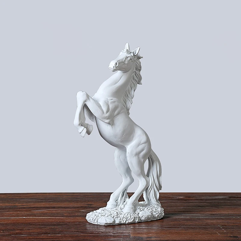 Статуя Скульптура окно дисплей подарок лошадь украшения изделия из смолы статуя лошади украшение дома аксессуары украшения