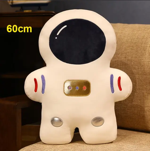 Creative Stuffed Pillow Space Astronaut Plush Toys Funny Simulation Bomb Mars Aviation Cushion for Children Boys Birthday Gift