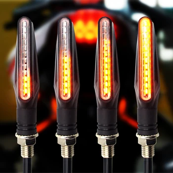 

Motorcycle Turn Signal Lights LED Moto Flashing Lightings For HONDA VTR 250 FORZA 300 MSX 125 DEAUVILLE GOLDWING GL1800