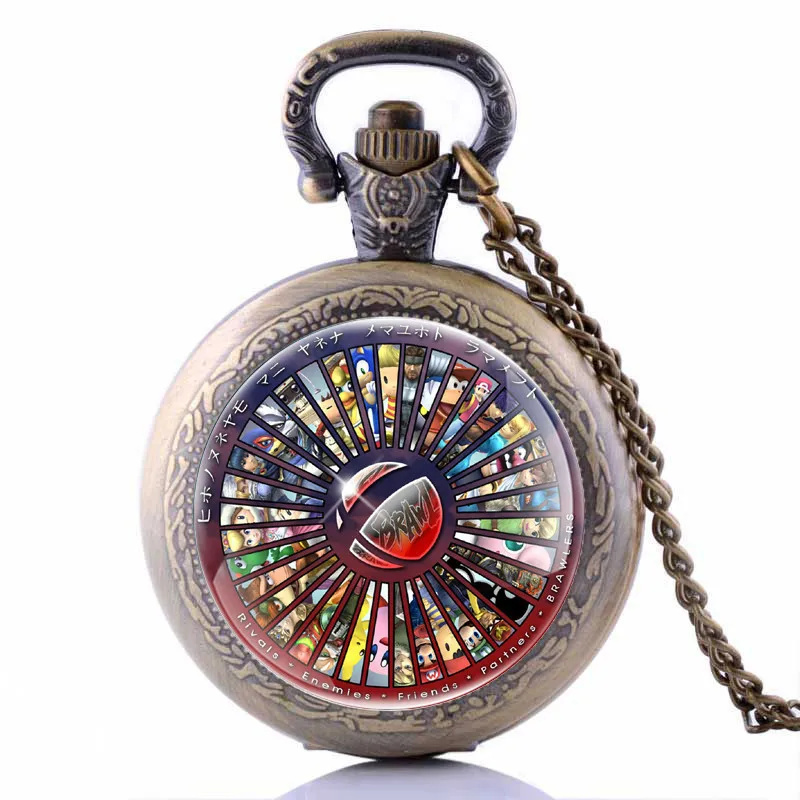 

Vintage Charm Black Unisex Fashion Roman Number Quartz Steampunk Pocket Watch Women Man Necklace Pendant with Chain Gifts