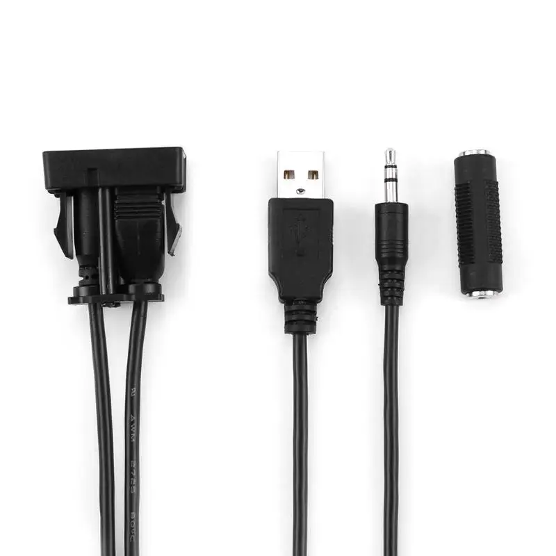 Автомобильный USB Порты и разъёмы Панель Авто Лодка 3,5 мм 1/8 AUX USB кабель-удлинитель адаптер для Toyota Camry Corolla Highlander RAV4 Левин Reiz Corolla