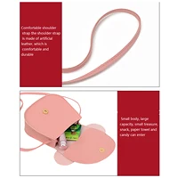 Baby Girl Cartoon Crossbody Bag, Cute Mouse Ear Bowknot Magnetic Snap Shoulder Bag 3