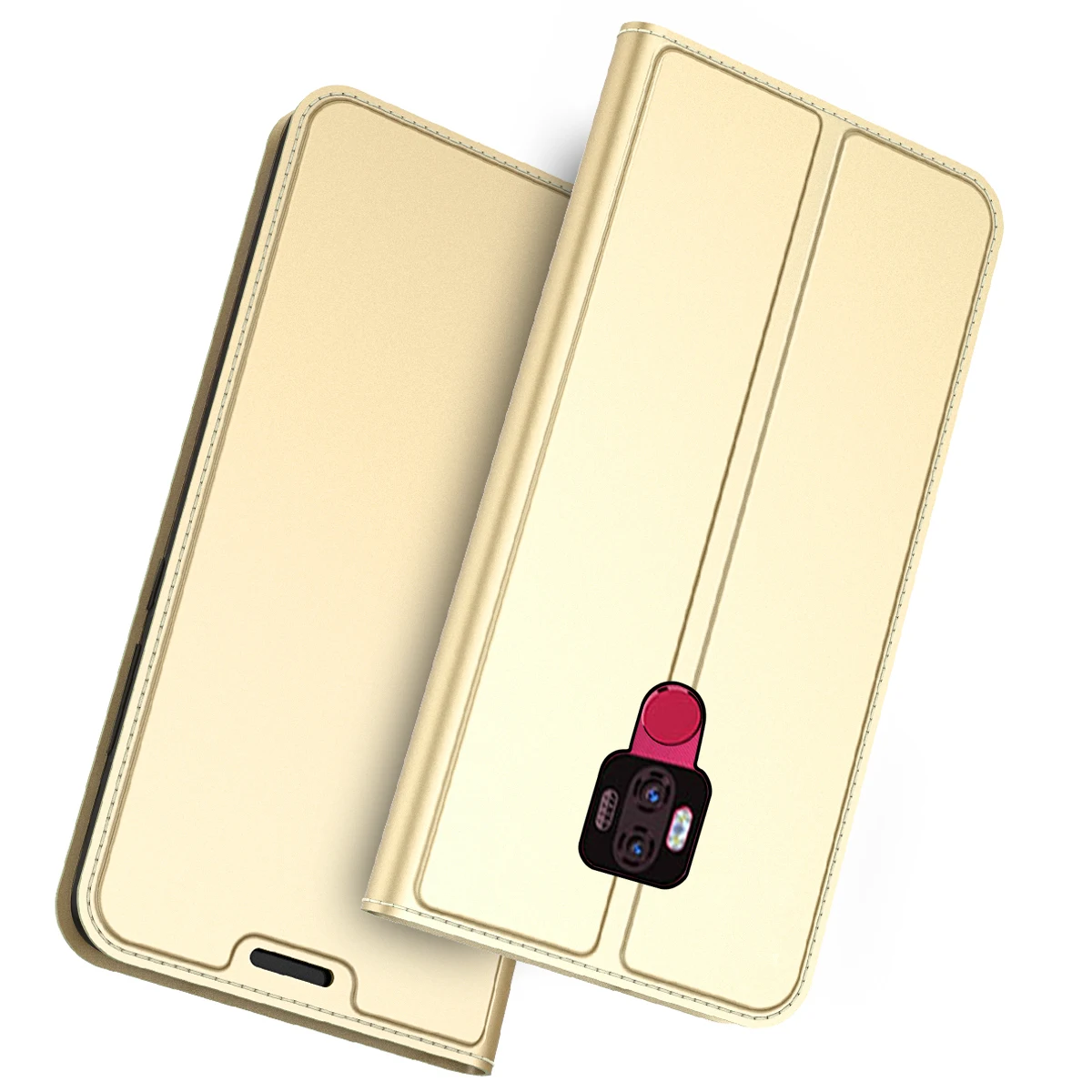 Для Ulefone power 6 Чехол кожаный ультра тонкий флип-Стенд защитный чехол-кошелек с отделением для карт для Ulefone Note 7P чехол Роскошный