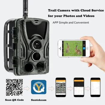 

Trail Camera HC801LTE 16MP 0.3S Trigger LEDs Hunting Camera IP54 Waterproof 120 Degree Angle Wild Camera