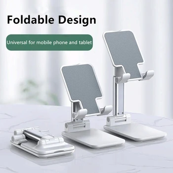 

Portable Cell phone Holder Universal Adjustable Angle Lazy Desktop Holder for IPhone IPad Xiaomi Folding Mobile Phone Bracket