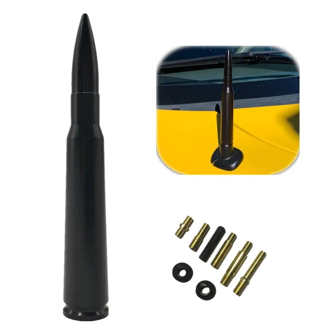 

4.2 inches Bullet Style Stubby Antenna Mast Radio Aerial Black Replacement Fit Nissan Frontier 1998-2019
