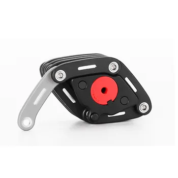 

New Foldable Bike Lock With 2 Keys Strong Security Anti-theft Bicycle Lock Alloy Mount Bracket Mountain Road Bike Lock