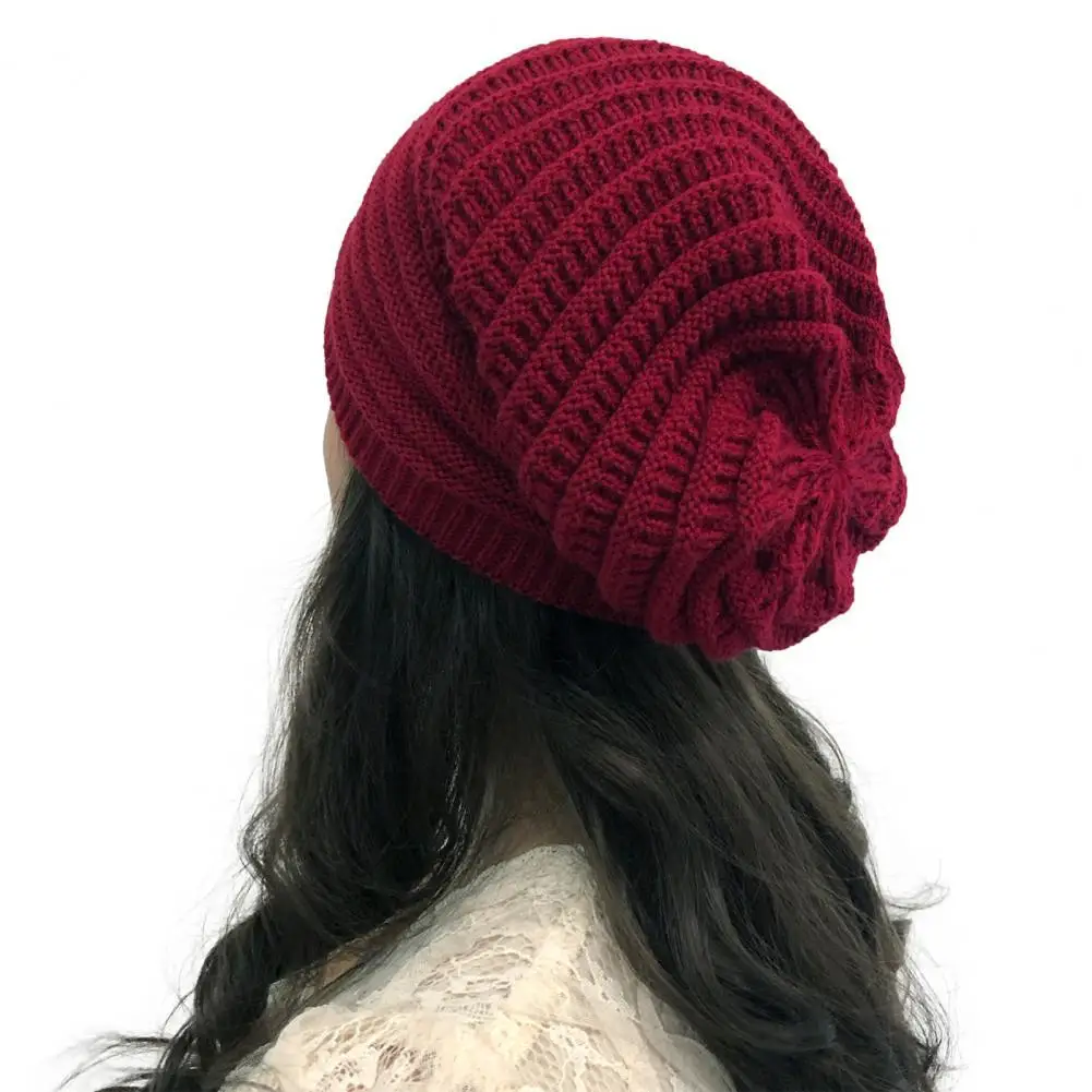Women Hat Winter Female Insulated Knitting Cap Women Skull Cap Chic