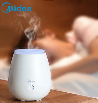 

Midea Air Purifier Humidifier with LED Light Bedside Lamp Ultrasonic Aroma Essential Oil Diffuser Quiet Humidifie for Bedroom