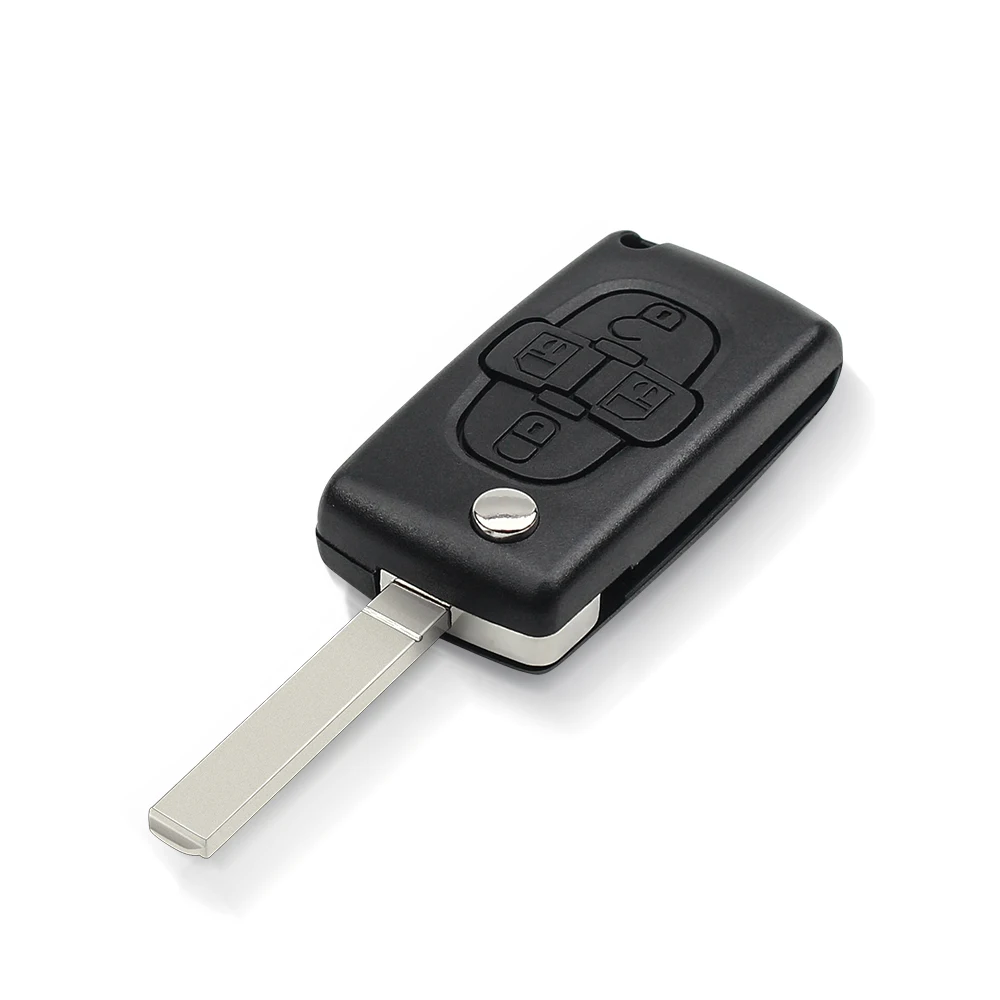 KEYYOU 10pcs 4 Buttton per Peugeot 1007 per Citroen C8 Car Key Shell Flip Floding Fob Remote Key Case CE0523/CE0536 HCA/HU83 VA2 10 KEYYOU 10pcs 4 Buttton per Peugeot 1007 per Citroen C8 Car Key Shell Flip Floding Fob Remote Key Case CE0523/CE0536 HCA/HU83 VA2 - Hc257b24dab2c40cd868e1d389eb2b03bA