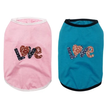 

Pet Puppy Summer Shirt Small Dog Cat Pet Clothes Vest T Shirt New Pet T Shirt Poleras Para Perros Chaleco Dog Summer Clothes