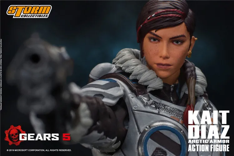 Игрушки от Storm 1/12 женский солдата на снегу Диаз Коллекционная экшн Статуэтка