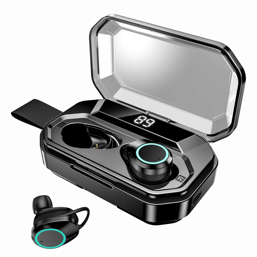 TWS Blutooth V5 0 Earphone Wireless Mini Earbuds Stereo Sport Headset Headphone audifonos para celular Elair LED Dispay nanopods