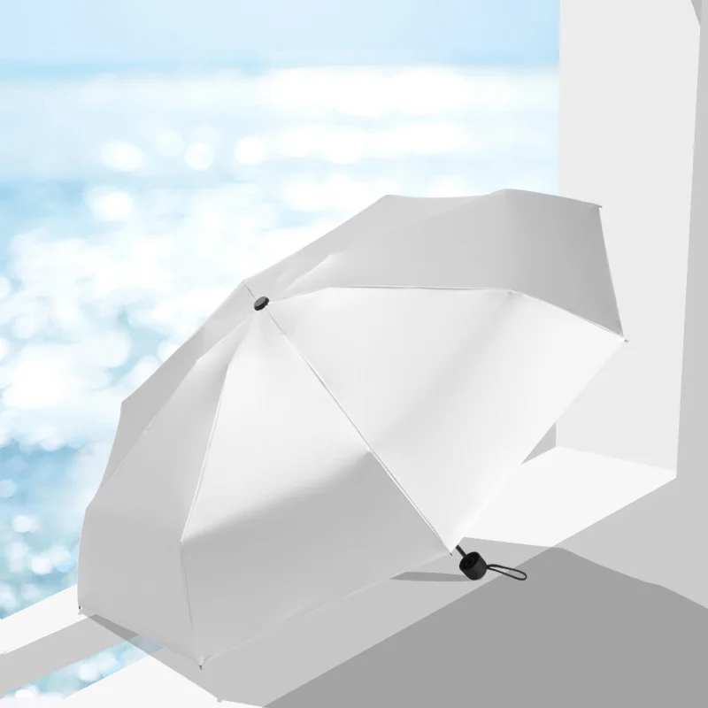 Мини Пятикратный карманный зонтик женский Креативный дизайн принцесса зонтик дождь мода дождь двойного назначения водонепроницаемый