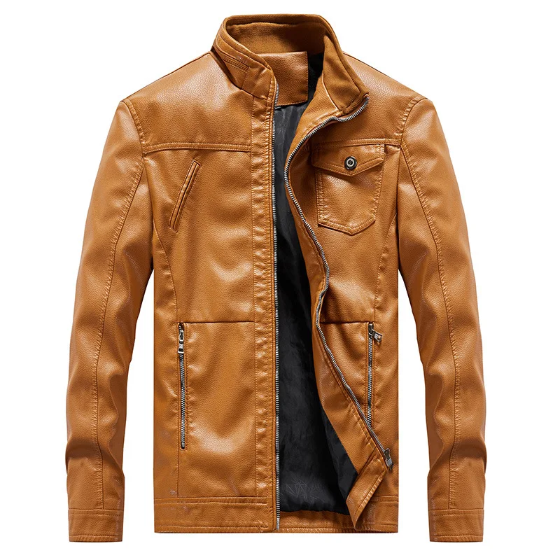 

AliExpress Europe And America Spring And Autumn New Style PU Leather Jacket Motorcycle Jacket