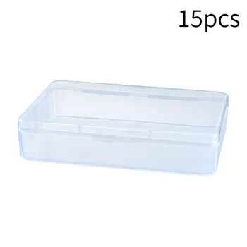 

15PCS 3 Size Dustproof Mask Case Portable Disposable Face Masks Container Storage Box Storage Organizer