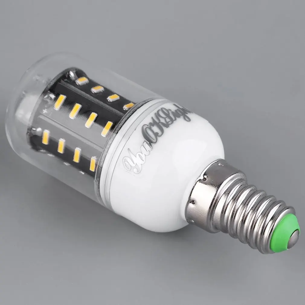 ICOCO 10 шт. прочный теплый белый E14 светодиодный 5 Вт 4014 SMD крышка кукурузный светильник лампа