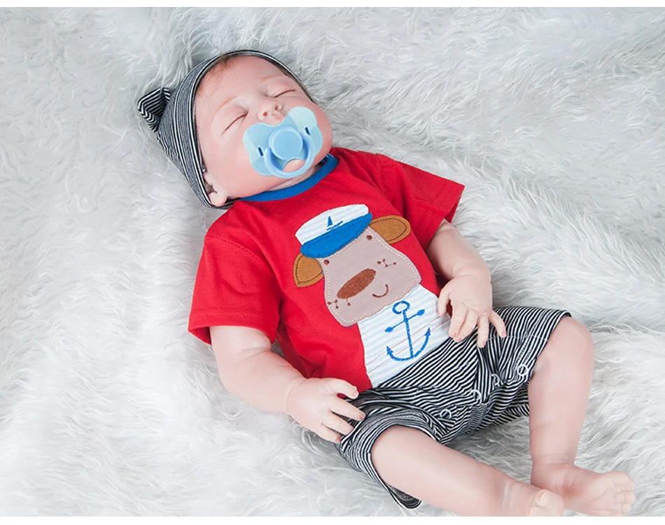 22 дюйма 55 см Reborn Baby Dolls полностью силиконовые реалистичные Reborn реалистичные куклы для девочек на день рождения рождественские игрушки для детей