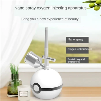 

Portable Oxygen Injecting Apparatus Hand-Held-Household Moisturizing Facial Beauty Salon Water Oxygen Instrument Spray Gun Small