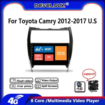 

Android 10 4G+64G 8 Core Car Radio For Toyota Camry 2012-2017 U.S.Edition Floating Window Multimedia Player GPS Navigation 2 Din