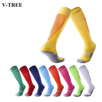 

Adult Children's Non-slip Socks Football Knee High Socks For Kids Comfortable Boys Long Socks Wear-resistant Sport Sock