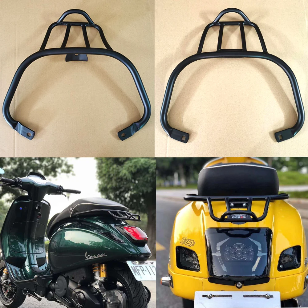 Voor Vespa Gts 300 Primavera Sprint 150 Black Achter Beugel Motorfiets  Sport Bagagerek Boek Plank Rack Achter Bagage Tas|Covers \u0026 Ornamental  Mouldings| - AliExpress