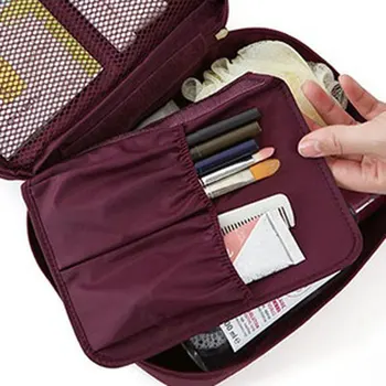 

Fashion Large Capacity Color Travel Cosmetic Makeup Toiletry Purse Organizer Hanging Wash Bag Holder EIG88