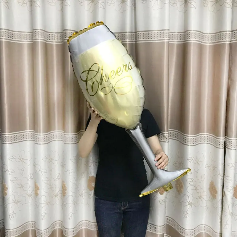 Goblet Большой Гелиевый шар шампанское Кубок Свадебный шар День Рождения украшения взрослые дети шарики-глобусы события вечерние поставки - Цвет: Goblet