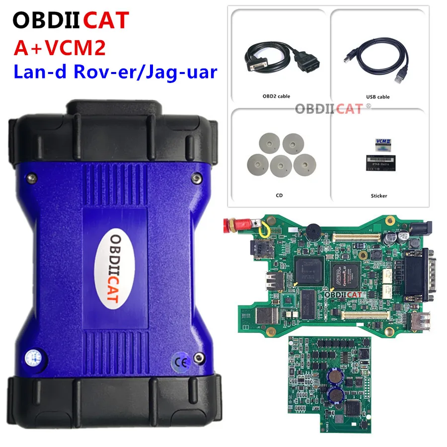 Новый VCM2 IDS SDD V143 II диагностический инструмент J--LR J---LR OBD2 сканер для Lan -- d Rov er/Jag uar |