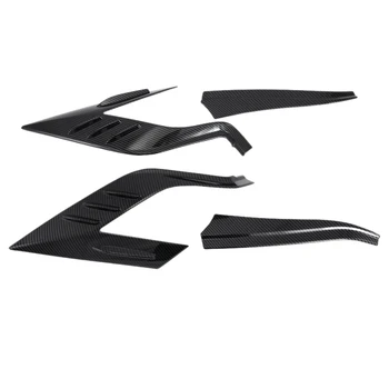 

4Pcs Car Tail Rear Lamps Trim Ring Covers Decoration Stickers for Toyota Rav4 2019 2020 Car-Styling Accessories Carbon Fiber