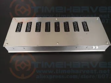 Металлический чехол Мини SCART дистрибьютор конвертер видео 8 вход 1 выход автоматический переключатель EUR SCART делитель Конвертация доска устройство
