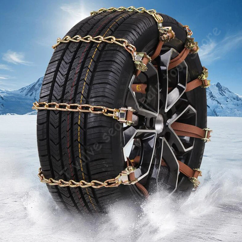 CarTireSnowChainDurableManganeseSteelAutomobileTiresChainAnti