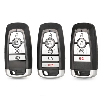 Keyforkess caso chiave dell'automobile per Ford Ranger Fusion Mustang Raptor Explorer F-150 F250 F-350 4/5BTN copertura chiave a distanza Fob Shell