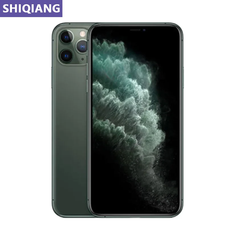 Unlock Original Used Apple iphone 11 Pro Max Cell phones 6.5in Face 4+64/256GB 4G LTE GPS&NFC 12+12MP 1SIM Card Smartphone A13