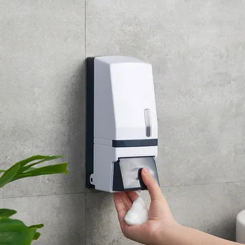 

500ml Manual Hand Soap Dispenser Hotel Wall Mount Bathroom Shampoo Shower Gel Liquid Soap Pump Machine Washroom Accessories