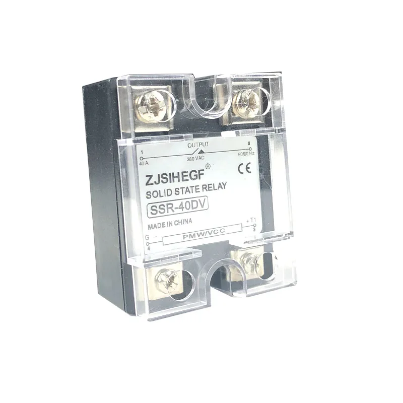 Выход 24 480VAC 60A SSR вход 0 5 В/0 10VDC выход однофазный твердотельные реле 60DV Напряжение