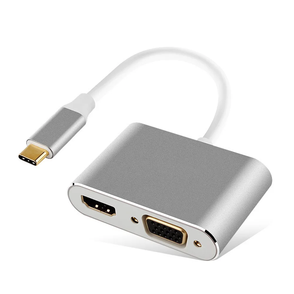 USB C HDMI VGA конвертер адаптер кабель Type к Hdmi 4K коннектор для телефона Samsung Huawei Mate 10 Pro