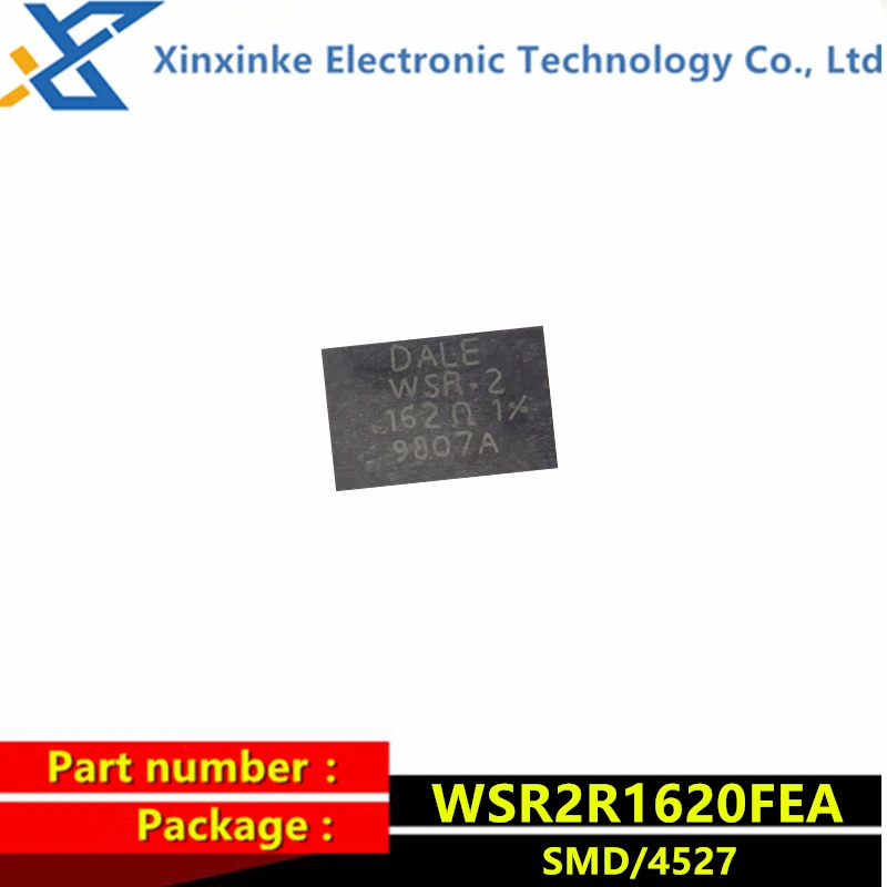 WSR2R1620FEA DALE WSR-2 0.162R 2W 1% 4527 162mR 75PPM Current sensing resistor - SMD 2watts 0.162ohms New original genuine wsr2r0100fea dale wsr 2 0 01r 2w 1% 75ppm 4527 10mohms current sensing resistor smd 2watts 0 01ohms new original genuine