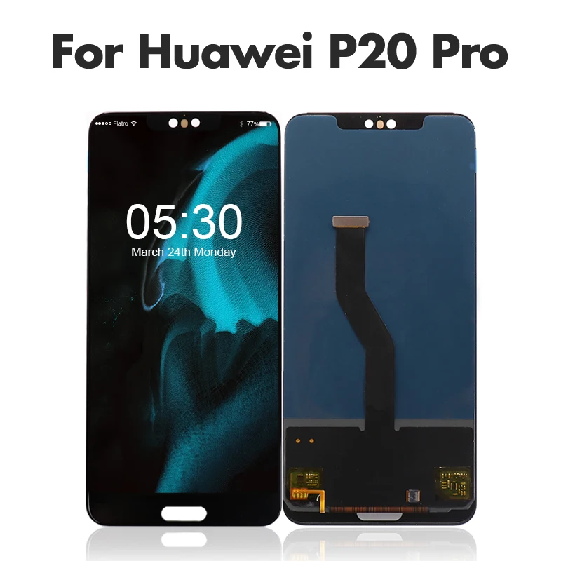 Сенсорная ЖК-панель для Huawei P20 Pro 10 шт./партия Plus дисплей с сенсорной рамкой экрана