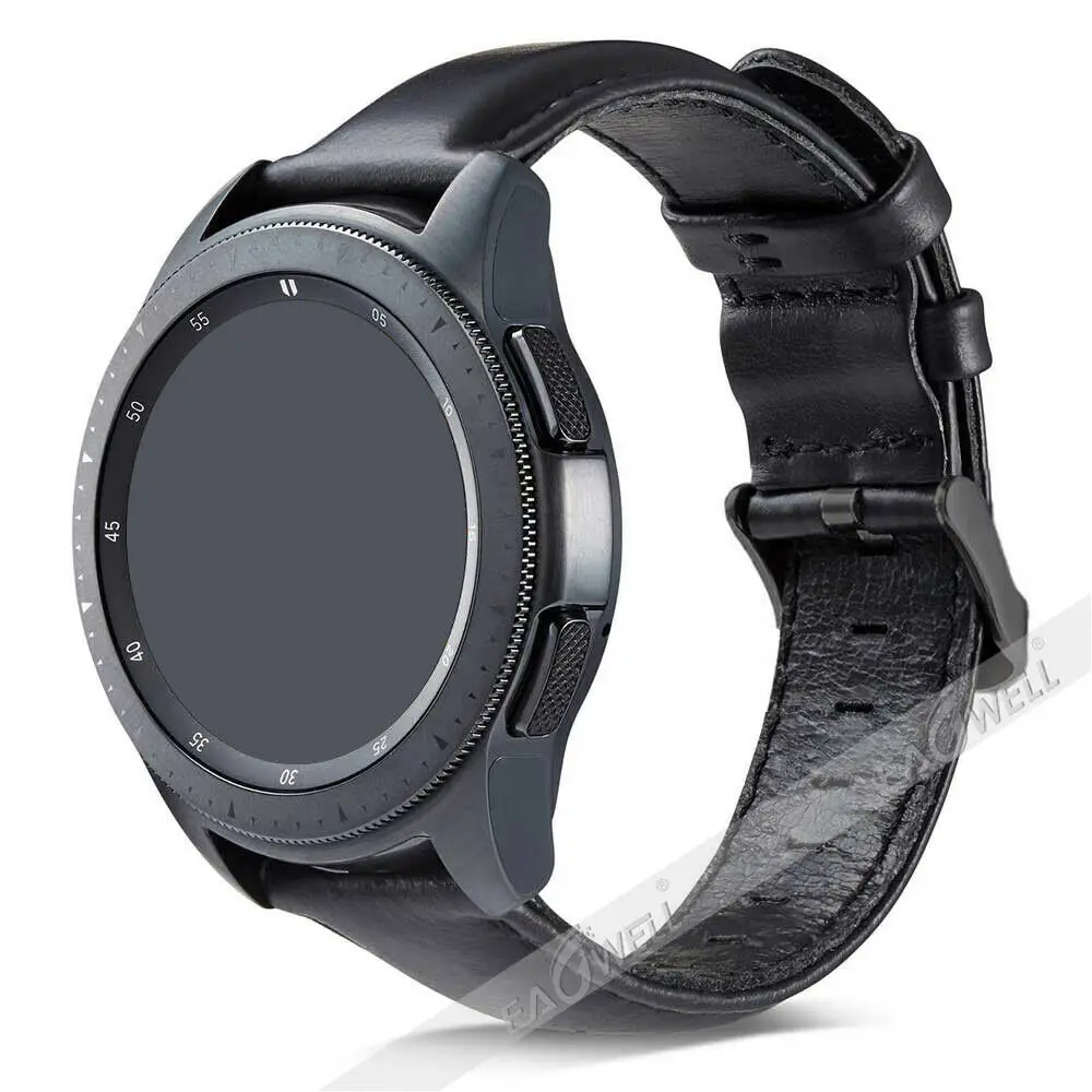 Быстросъемный ремешок для часов из натуральной кожи 20 мм 22 мм универсальный ремешок для часов samsung Gear2 R380 ремень для Garmin Forerunner 645