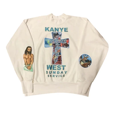 20FW Kanye West и надписью Jesus Is худи с королем Ограниченная серия кофты в стиле хип-хоп