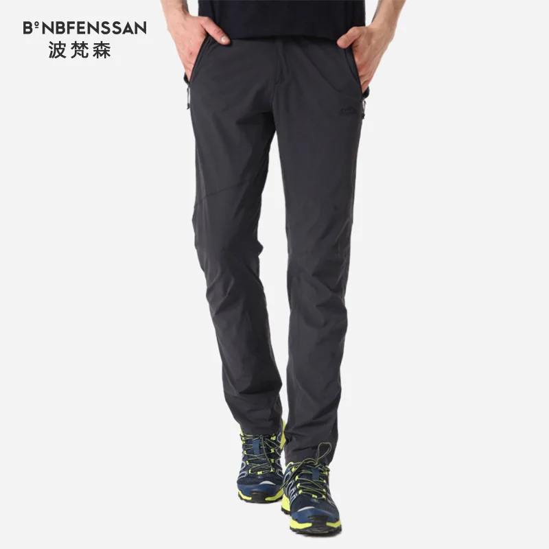 

1672-bonbfenssan Spring And Summer New Style Quick Drying Pants Men And Women-Outdoor Slim Fit Elasticity Breathable Mountain Cl