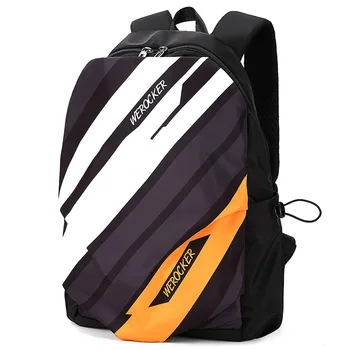 

FGOIBALL new hiking and mountaineering waterproof backpack men's fashion trend travel bag hit color computer bag Softback Nylon