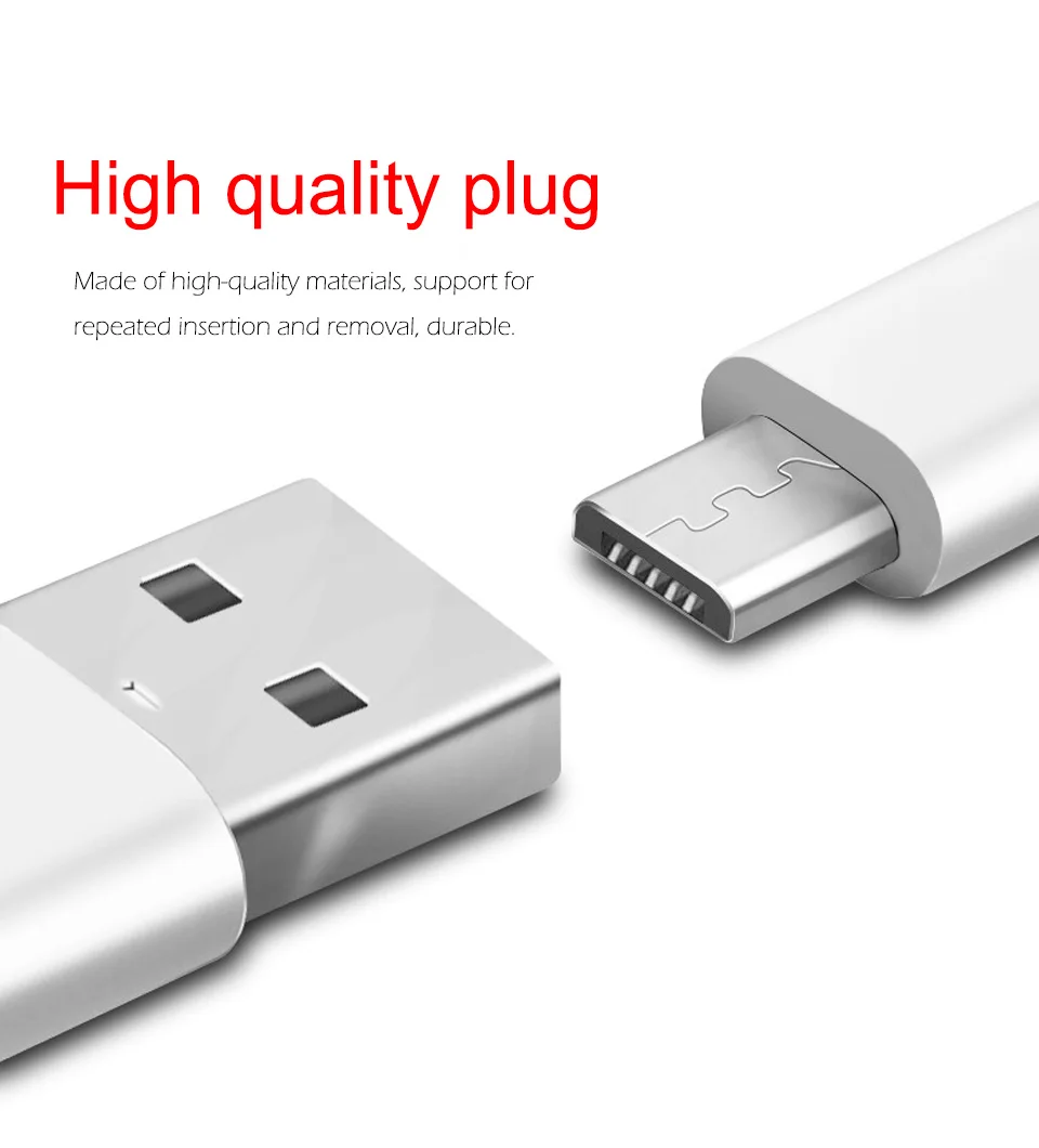 Micro USB кабель Android 0,25 м 0,5 м 1 м 1,5 м 2 м 3 м Microusb кабель для передачи данных 5V2A Быстрая зарядка провода для мобильных телефонов Кабели