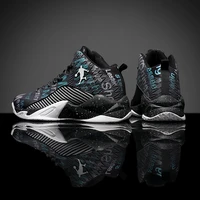Professional High-Top Basketball Shoes Unisex Cushioning Anti-Friction Outdoor Sneakers Men Breathable Lace-up Sport Shoes Women