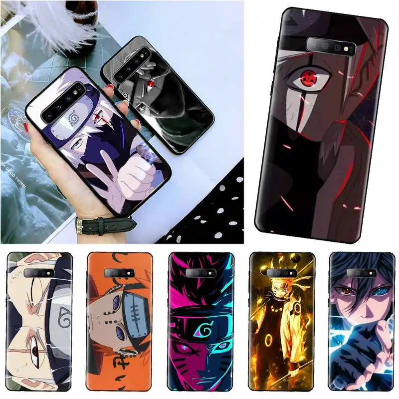 

Naruto Uchiha Itachi Akatsuki Kakashi Phone Case For Samsung S6 S7 edge S8 S9 S10 e plus A10 A50 A70 note8 J7 2017