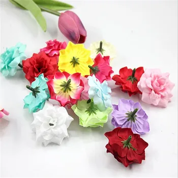 

Dia.4.5cm/1.77" Several Fake Curled Rose Flower Head 100Pcs Simulation Roses for DIY Wedding Photography Props Home Decorative
