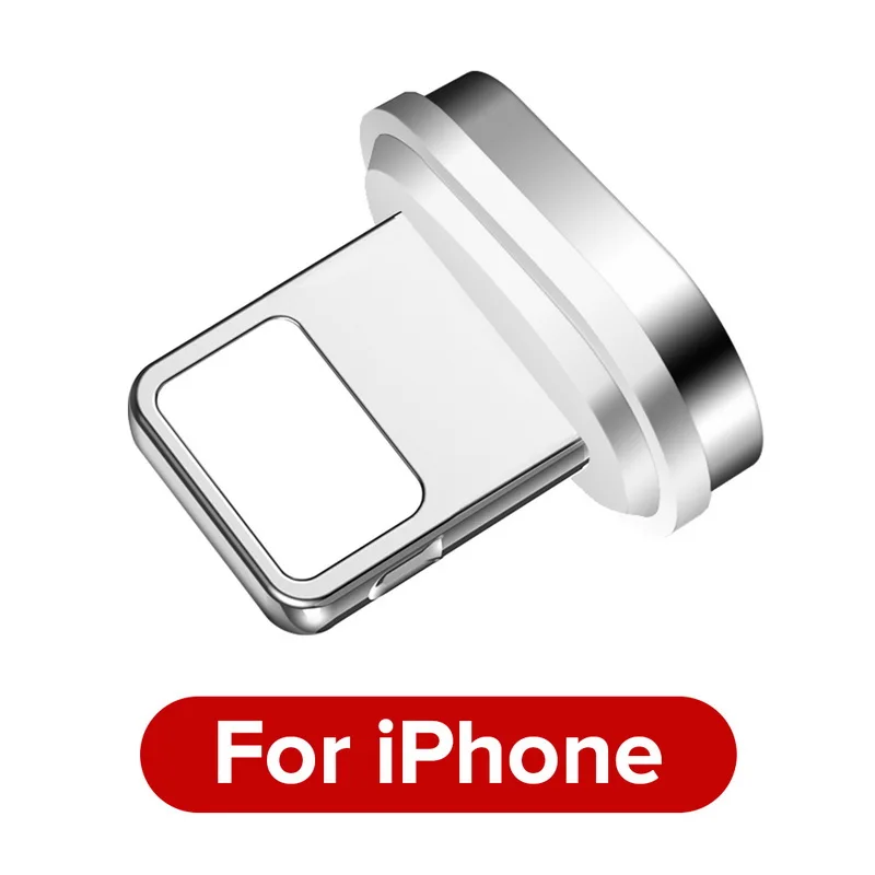 2 м Магнитный кабель быстрой 3A для iPhone XS samsung Зарядное устройство Quick Charge 3,0 Micro Тип usb C магнит телефона для зарядки и передачи данных кабель - Цвет: For iPhone Plug