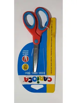 

School scissor 15 cm round toe